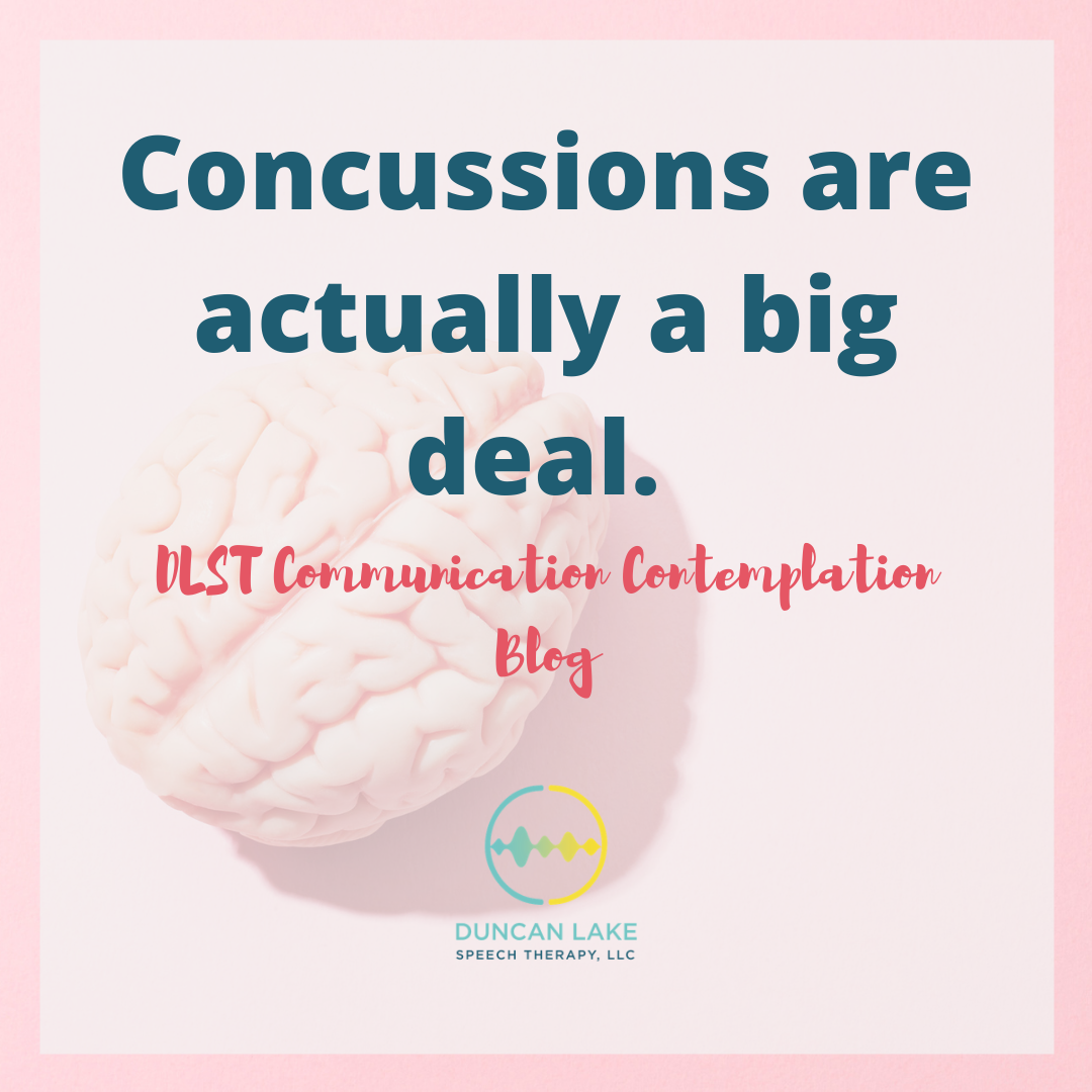 Concussions are actually a big deal.