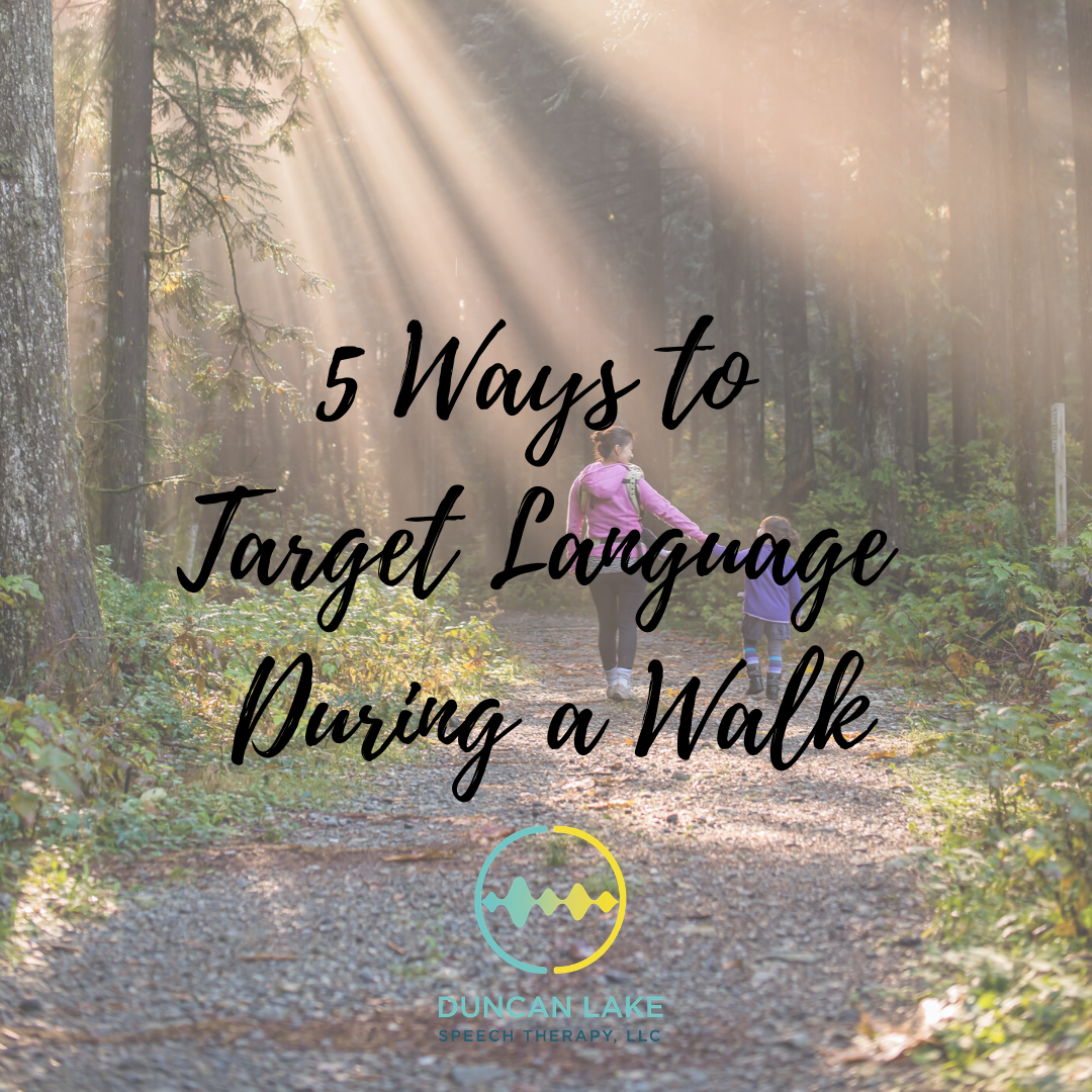 DLST At-Home Speech: Five ways to target language during a walk