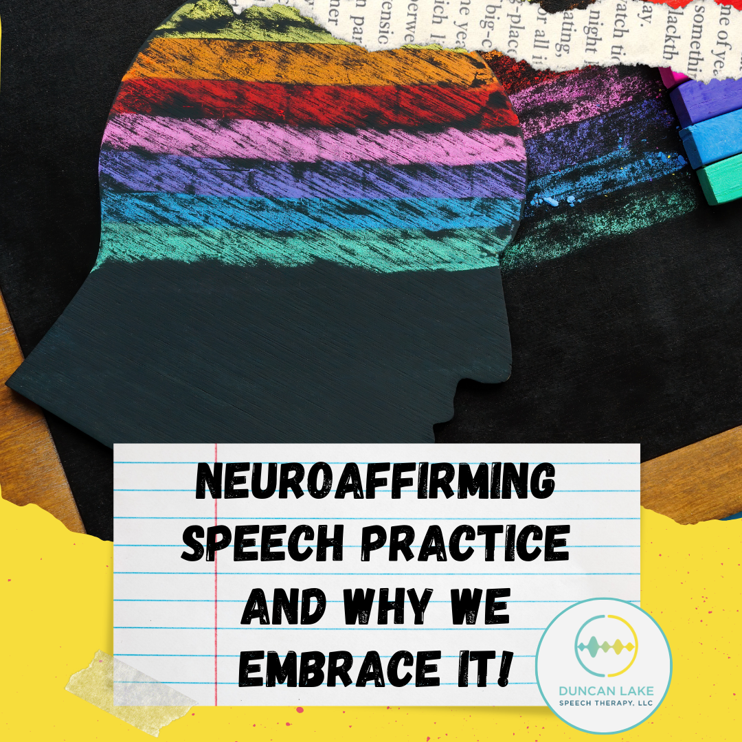Neuroaffirming speech practice and why we embrace it!